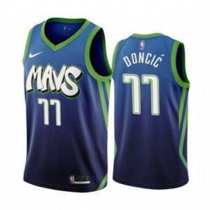 Men's Dallas Mavericks Luka Doncic #77 City Jerse